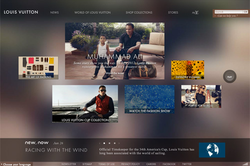 Louis Vuitton - Homepage