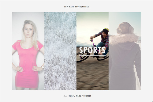 Andi Mayr, Photographer