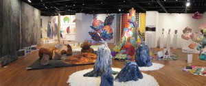 ムサビ テキスタイル専攻 卒業修了制作展 展示風景
