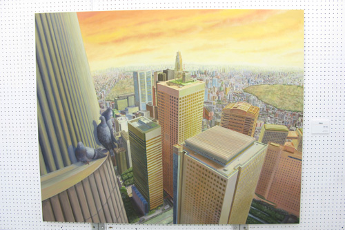 多摩美術大学 造形学科卒業制作展 - 高層ビルの鳩