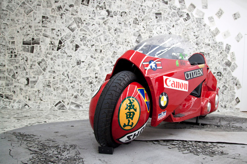 大友克洋GENGA展 - 金田バイク フロント
