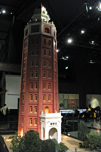 江戸東京博物館の常設展に展示されている凌雲閣模型