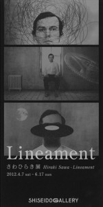 Lineament さわひろき展 - DM