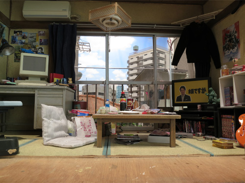 特撮博物館 セット1 部屋の中から
