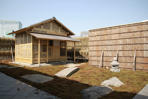 住友林業×杉本博司「数寄の家」 雨聴天 外観