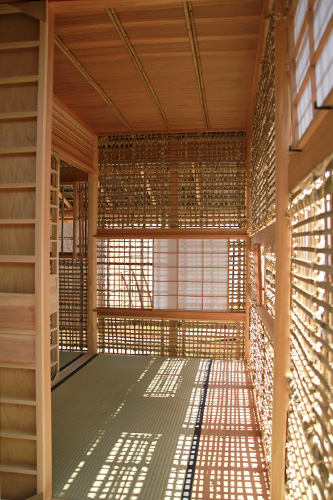 住友林業×杉本博司「数寄の家」 雨聴天 内装