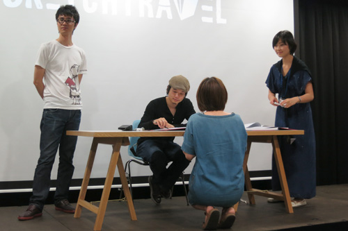 スケッチトラベル展 堤大介サイン会