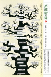 系統樹の森 - 紙とインフォグラフィックス DM