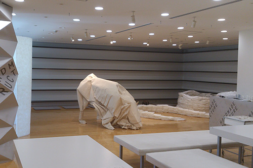 紙と構造 ハンドメイド・ストラクチュア 会場風景2