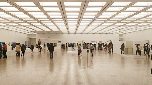 メディア芸術祭 国立新美術館会場全景