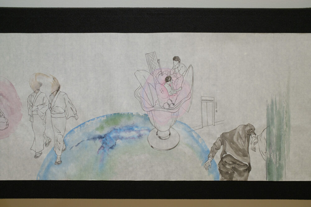 後期展示作品3- 束芋画 国宝