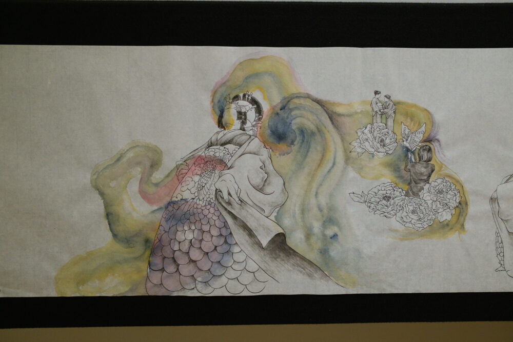 後期展示作品6- 束芋画 国宝
