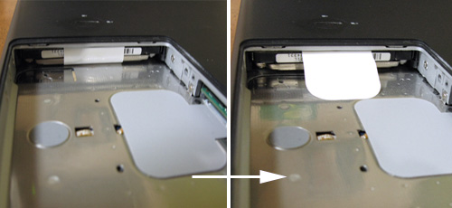 MacBookのHDDの取り外し