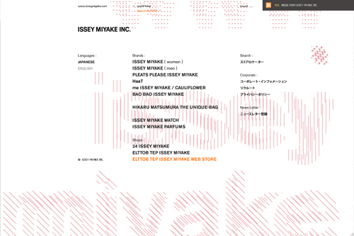 ISSEY MIYAKE INC. Official Site
