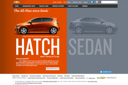 2012 Chevrolet Sonic | Small Cars | Chevrolet